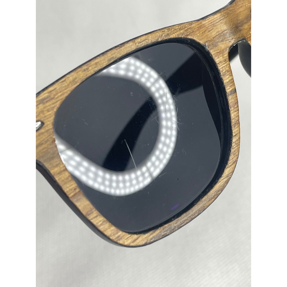 Bass Classic Woodies Sunglasses Brown Wood Panel Floating OSFM Unisex Mod0817 - Picture 4 of 15